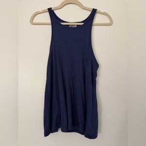 Free People Navy Tank Top